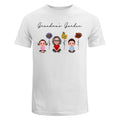 Grandma Grandkids Crossed Legs Sitting Vintage Birth Flower Personalized Shirt